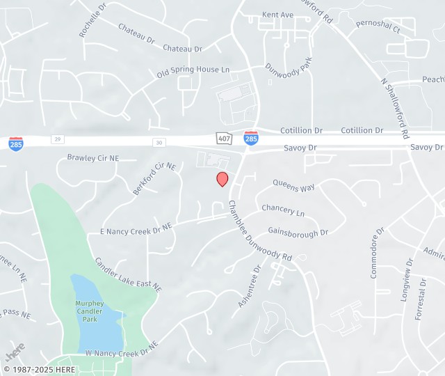 Location Map: 4360 Chamblee Dunwoody Road, Suite 108 Atlanta, Georgia 30341